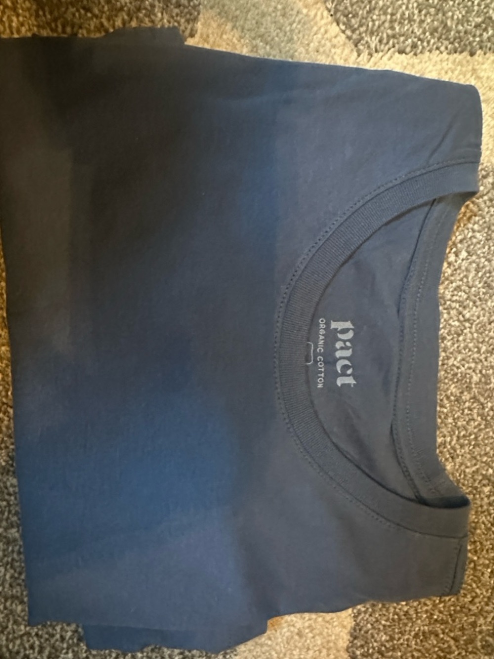 Pact Navy Organic Cotton Tee-Blue Navy